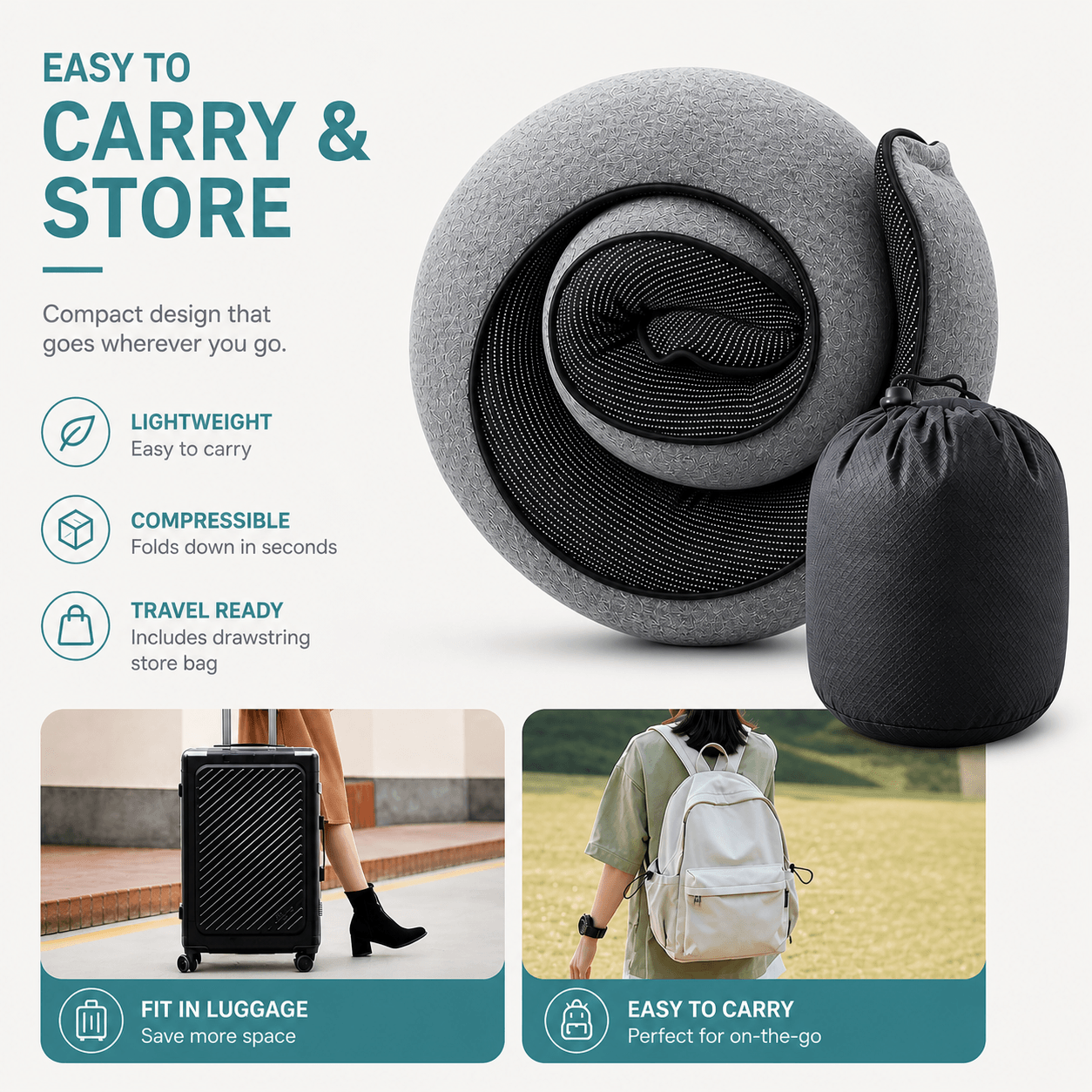 TripWell™ Travel Pillow